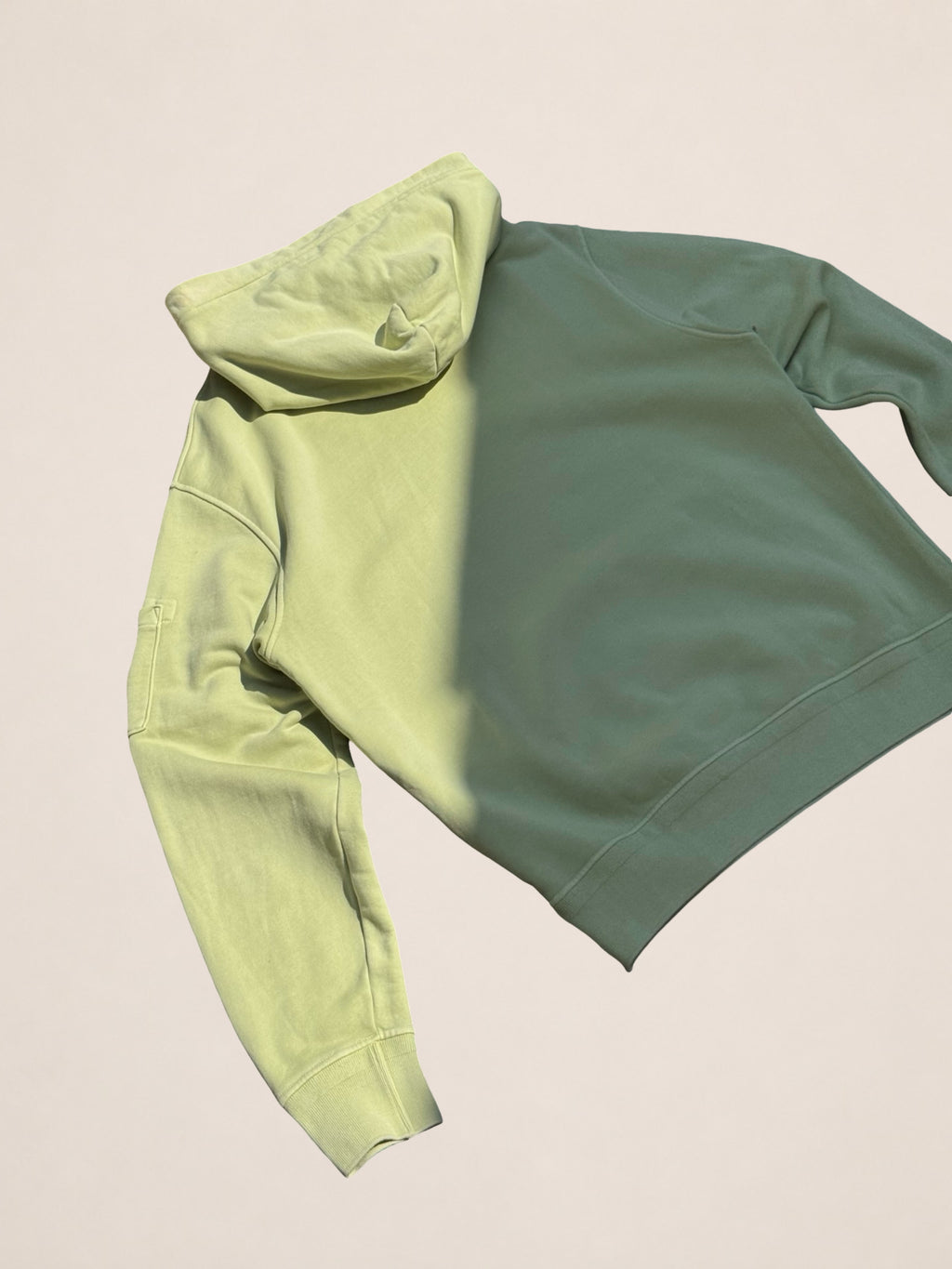 Sweat à capuche C.P. Company Lens – Vert clair – M – Mixte — photo complémentaire 4
