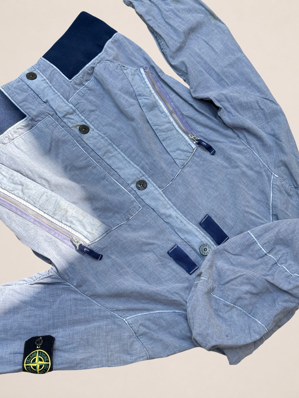 Veste Stone Island à capuche – Bleue – S – Homme — photo complémentaire 3