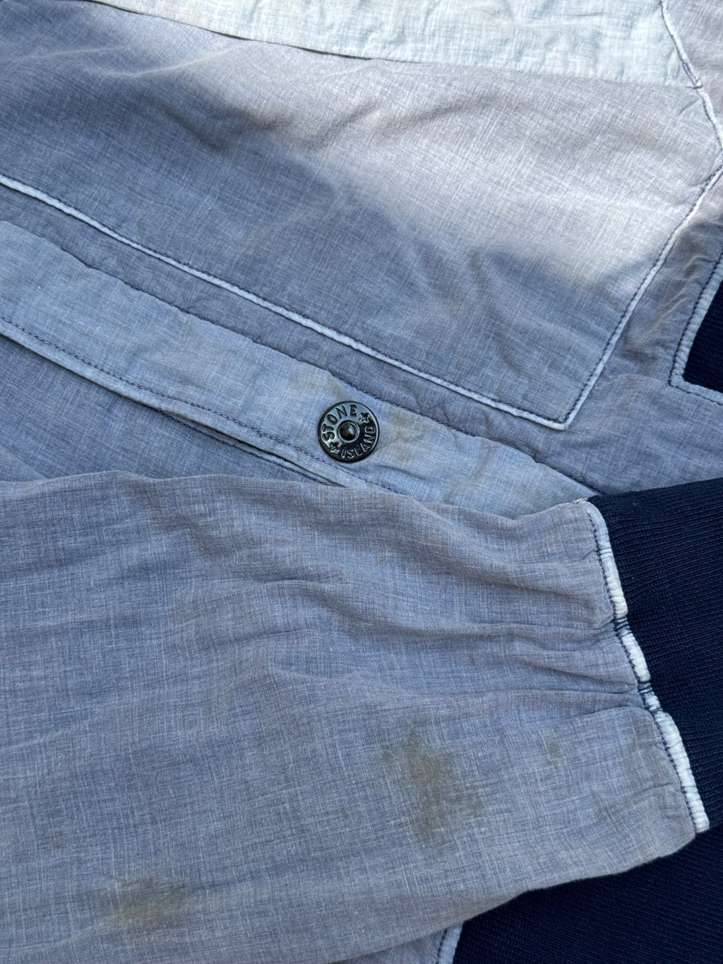 Veste Stone Island à capuche – Bleue – S – Homme — photo complémentaire 4