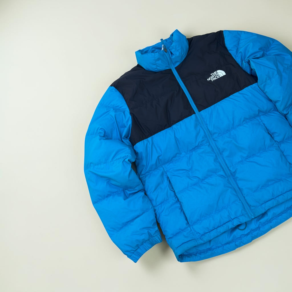Doudoune The North Face 1996 Nuptse 550 – Bleu et noir – L – Mixte — vue principale
