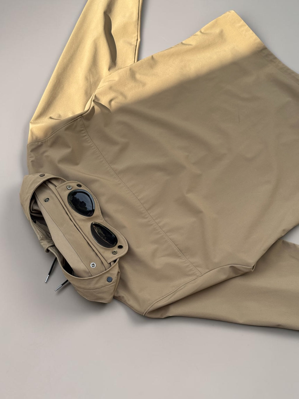 Veste C.P. Company Goggle Jacket C.P. Shell-R – Beige – T.54 – Mixte — photo complémentaire 5