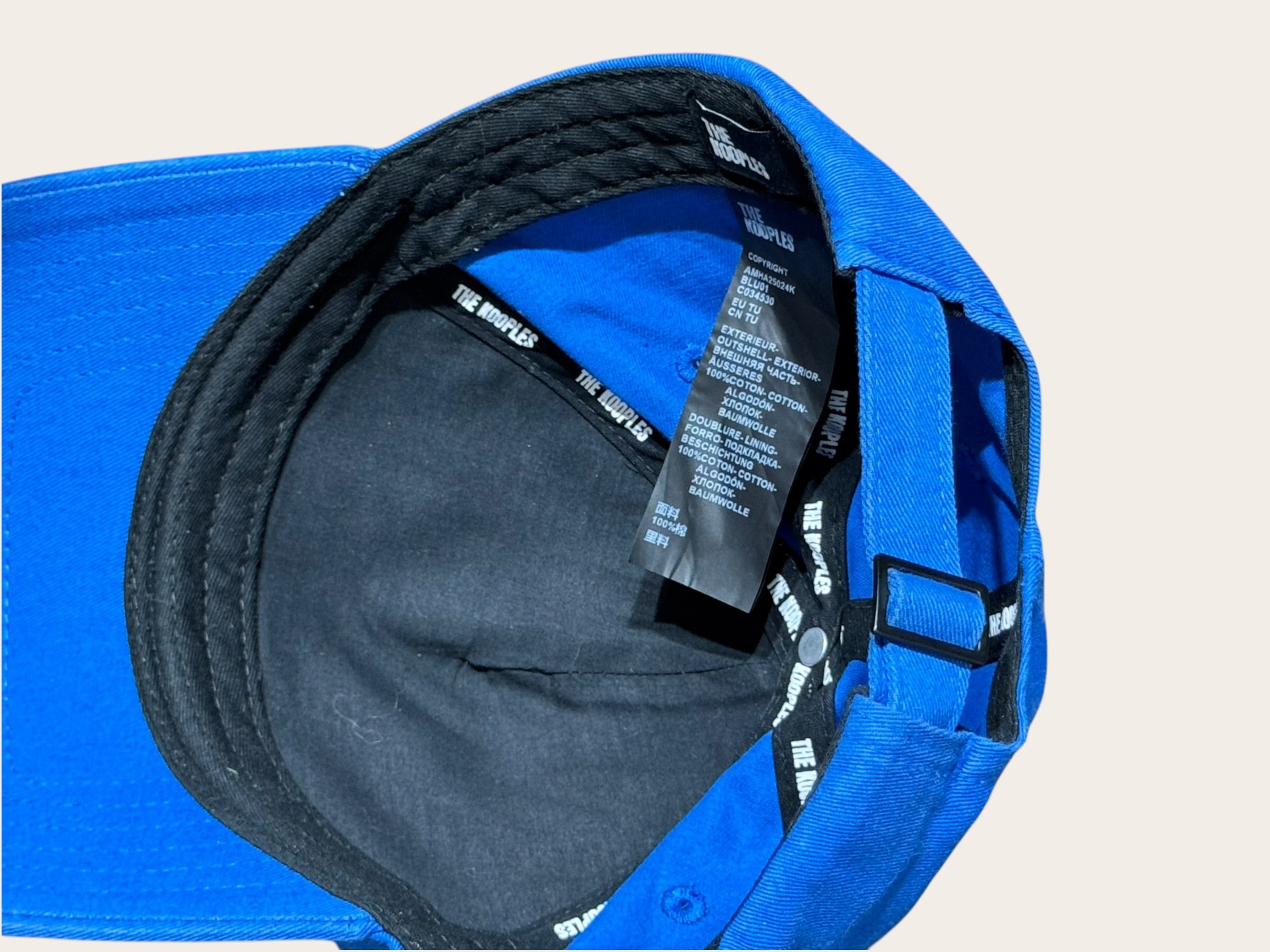 Casquette The Kooples – Bleue – Taille unique – Mixte — photo complémentaire 3