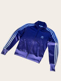 Veste de survêtement Adidas – Violette et bleu ciel – T.38 – Femme — vue principale