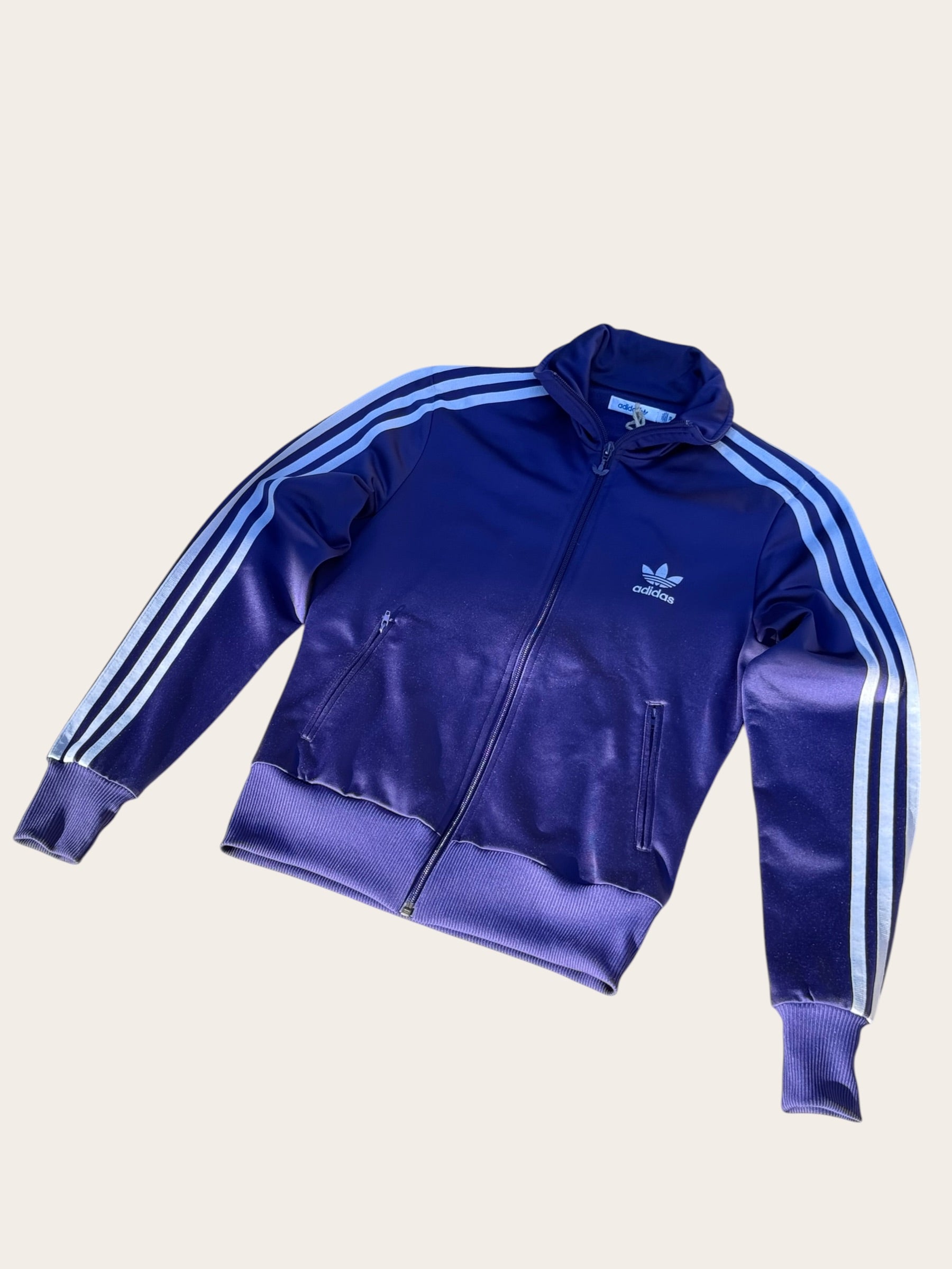 Veste de survêtement Adidas – Violette et bleu ciel – T.38 – Femme — vue principale
