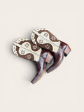 Santiags Tony Mora Marron Beige Femme Taille 38