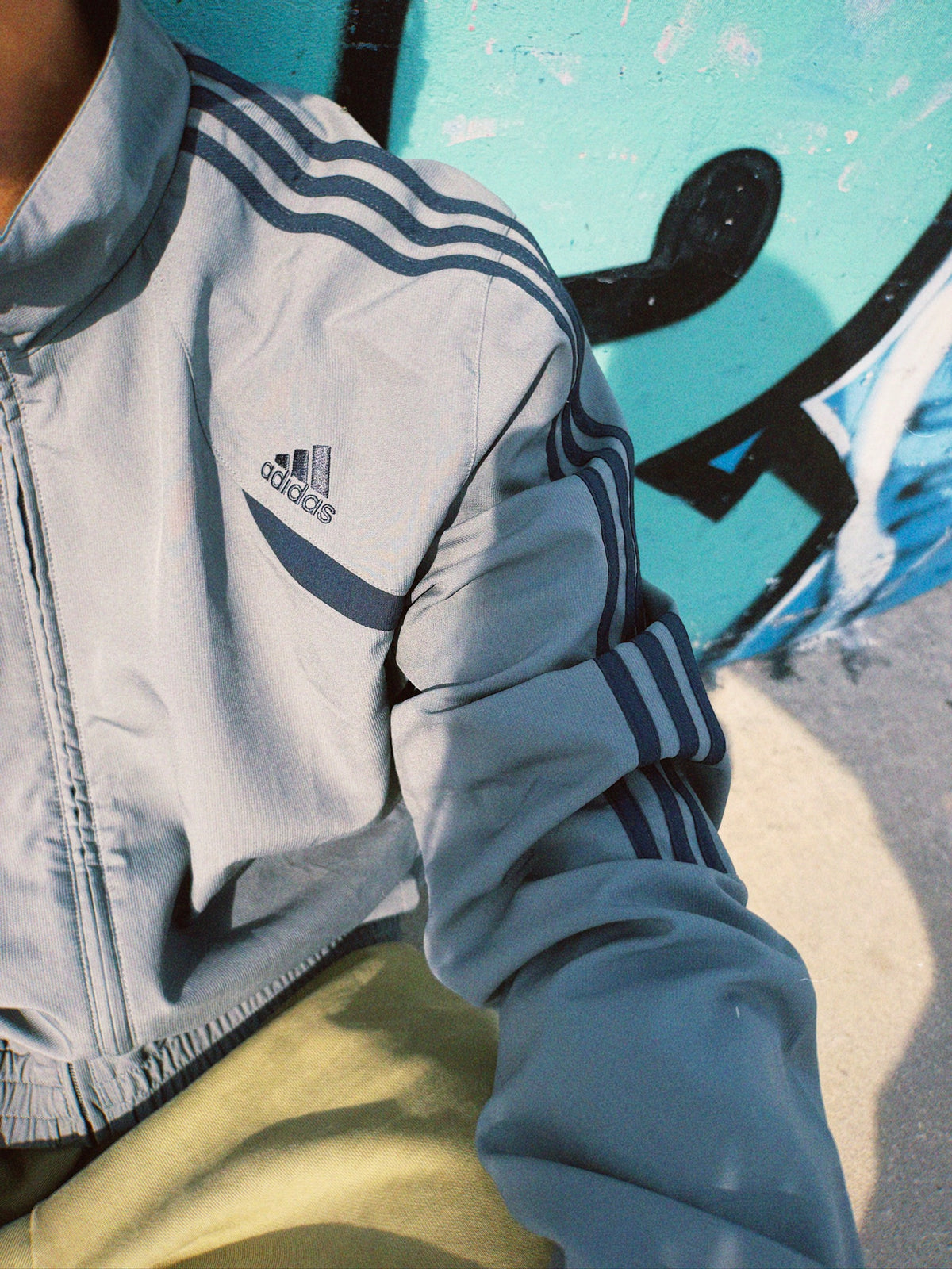 Veste de survêtement – Adidas – L – Mixte – Vintage
