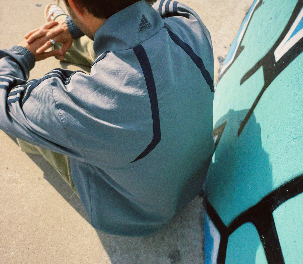 Veste de survêtement – Adidas – L – Mixte – Vintage