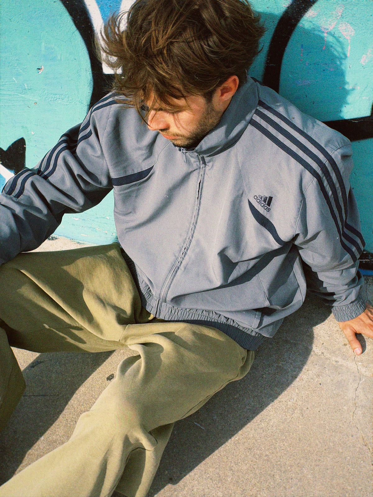 Veste de survêtement – Adidas – L – Mixte – Vintage